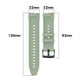 thumbnail image 5 of Correa de silicona Reemplazo de banda de reloj de 22 mm para Xiaomi Watch S1 (Verde lago), 5 of 7