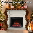 thumbnail image 4 of Black Fall Leaf Garland, Total 5.91Ft Festival Garland Hanging Vines Artificial Fall Maple Leaves Thanksgiving Decor for Home Wedding Fireplace Christmas, 4 of 6