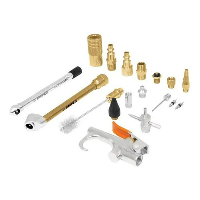 Juego Accesorios Neumaticos 18 Pz Truper 19079 Truper JAN-18