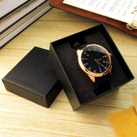 Naierhg Square Dustproof Watch Display Box Jewelry Bracelet Gift Storage Case with Lid
