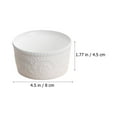 thumbnail image 2 of HLONK Bowl Ceramic Baking Dish Ramekin Cups Pudding Bowls Porcelain Sauce Dishes Cup Soup Small Salad Cake Brulee Ramekins, 2 of 6