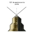 thumbnail image 3 of Broca Escalonada Juego Conica Acero Rapido Taladro 5 Uds, 3 of 5