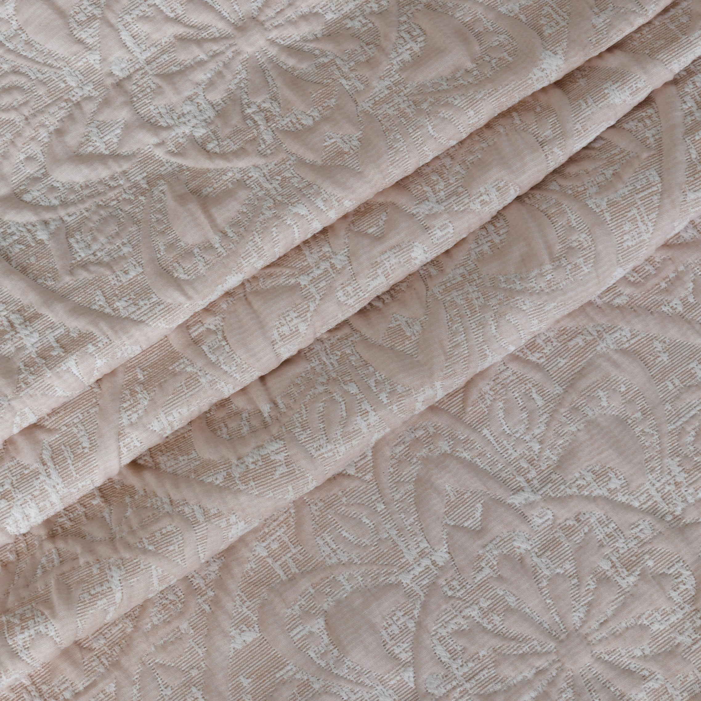 Dainty Home Boheme Medallion Jacquard Shower Curtain, Soft Textured Polyester Fabric, 72 x 72 Inches