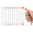 thumbnail image 1 of 12PCS Funny Rollerball Pens, 0.5mm Interesting Writing Pen Black Gel Ink Pens Cute Answers Questions Choose ABCD Rotation Decompression for Gift Friends, 6 Color White Tone, 1 of 7