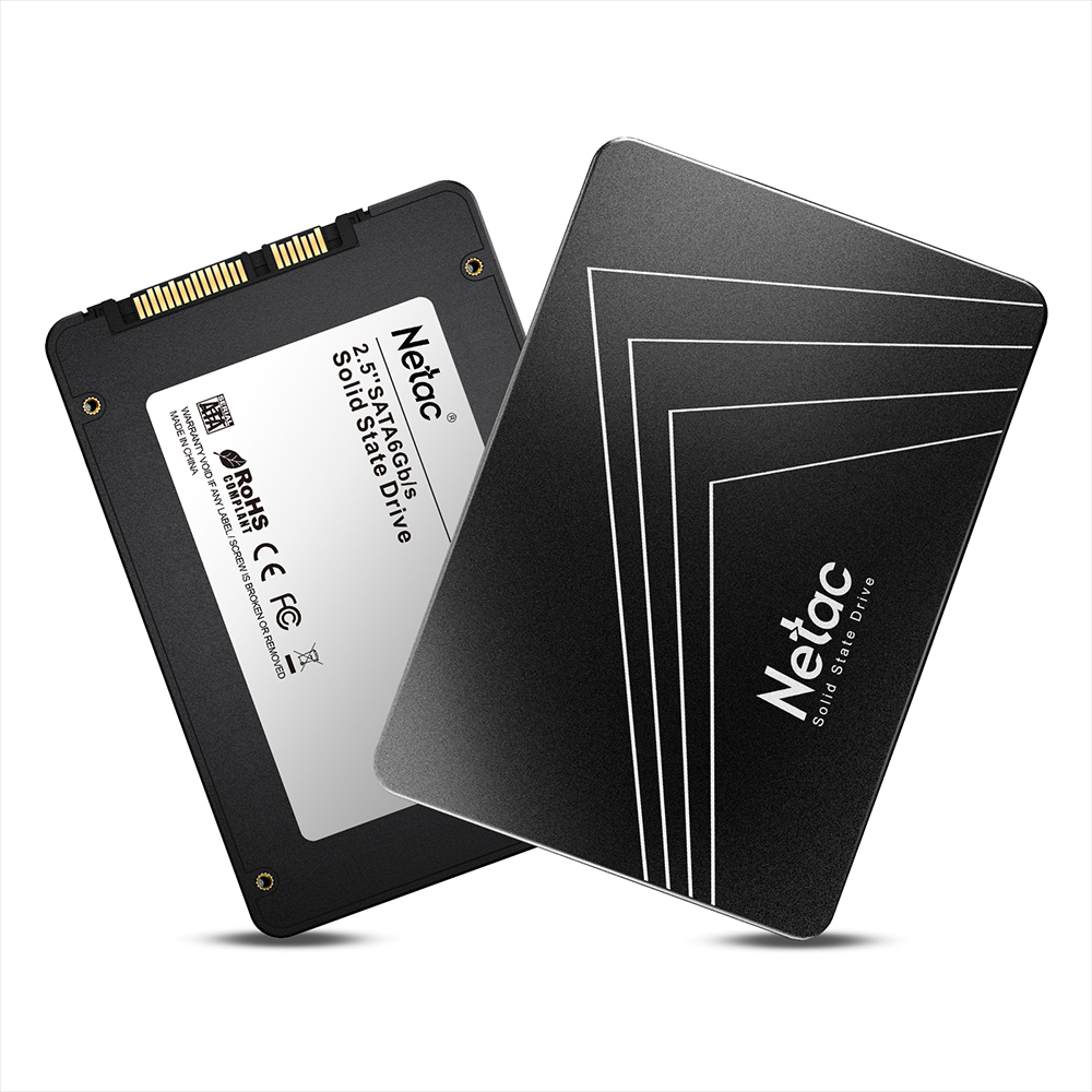 Netac 120GB SSD 2.5 inches SATA III Internal Solid State Hard Drive for PC Laptop, up to 550MB/s