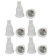 thumbnail image 1 of Unique Bargains 10pcs G9 to E27 Extender Adapter Converter Light Bulb Socket Holder White, 1 of 2