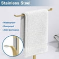 thumbnail image 6 of NIFFGAFF Towel Rack T-Shape Hand Holder for Bathroom, Headband and Lightweight Bathroom Racks, Kitchen Gold Holder,Stainless Steel Waterproof Counter Organizer, 6 of 8