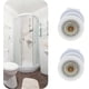thumbnail image 4 of 8pcs 23mm Shower Door Rollers Bathroom Sliding Glass Door Pulleys Ultra-Quiet Replacement Wheels 23mm Diameter Wheels for Steam Room Shower Door, 4 of 5