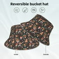 thumbnail image 4 of Kdxio Reflective Bucket Hat - Mushroom Snail Print Bucket Hat for Men,Women, 4 of 9