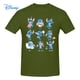 thumbnail image 1 of Disney Stitch Emoticon T shirt Harajuku Short Sleeve T-shirt 100% Cotton Graphics Tshirt Brands Tee Top5XL Gao Jinjia LED, 1 of 2