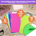 thumbnail image 2 of Paquete de 110 sobres decorables para dinero en efectivo, monedas o regalos, 2 of 6