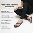 thumbnail image 6 of AEROTHOTIC Comfortable Arch Support Flat Sandals for Women Comfy Toe Post with Cute Soft Padded Straps Casual Fashion Vacation Essentials Dressy Shower Sandals (Amicia Navy, Size 10), 6 of 6