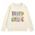 thumbnail image 4 of Coerni Girls 3rd Grade Sweatshirt Back to School Outfit Third Grade Oversized Pullover First Day of School Comfy Graphic Tee Tops, 4 of 7