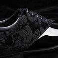 thumbnail image 3 of Men's Formal Dress Shoes with Embossed Floral Pattern, Formal Lace-Up Dress Shoes for Wedding & Party, 3 of 6