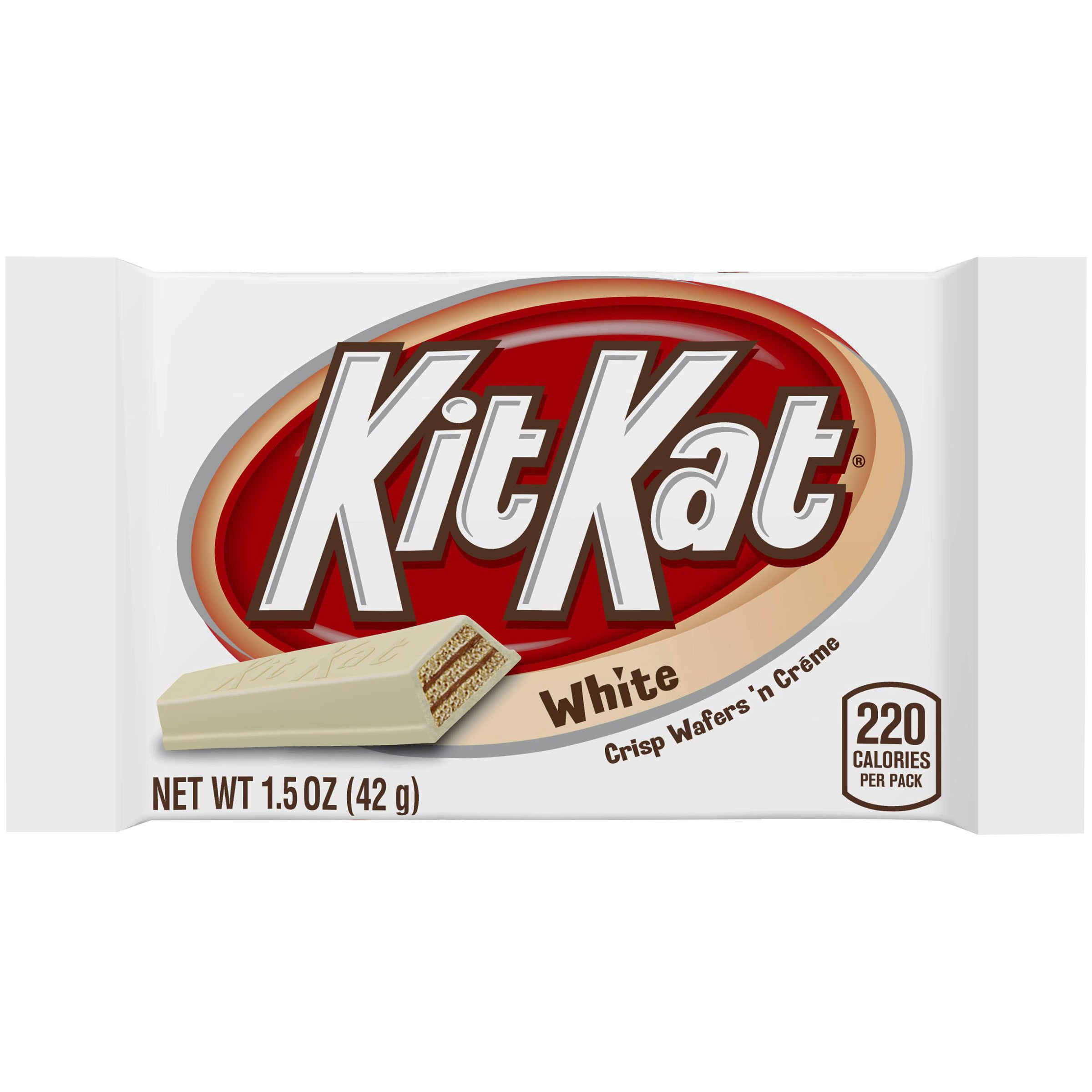 Kit Kat Candy Bar, Crisp Wafers In White Chocolate, 1.5 Oz by Hershey's