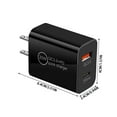 thumbnail image 3 of Adaptador de cargador rápido y eficiente de 20 W para EE. UU.: ¡Tus dispositivos en cualquier lugar con un diseño compacto y funciones avanzadas!, 3 of 6