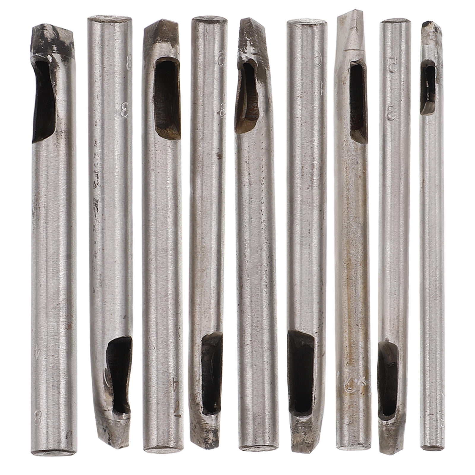 WHAMVOX 9pcs Hole Puncher For Crafts Small Puncher Hand Punching Tool Hole Punch Belt Puncher Craft Puncher Tool Diy Punching Tool