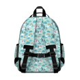 thumbnail image 3 of Light Blue Cartoon Unicorn Rainbow Cloud Pattern Backpack for School,Cute School Bag,Schoolbag with Adjustable Shoulder Straps & Padded Back,15.25"x11.5"x5.25", 3 of 5