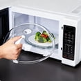 thumbnail image 2 of TAROFISH Microwave Splatter Cover with Steam Vents and Handle, 10-inch Clear Microwave Plate Cover for Food, Splatter Guard Microwave Lid for Microwave Oven, Kitchen Gadgets Accessories,3Pc, 2 of 5