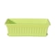 thumbnail image 1 of Maceta rectangular multifuncional con orificio de drenaje para ventana Verde, 1 of 9