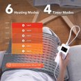 thumbnail image 2 of Heating Pad, 30x60cm Electric Heating Pad For Back, Waist, Abdomen, Thighs, 2 of 5