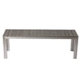 thumbnail image 6 of Pangea Home Breeze 4-piece Modern Aluminum Patio Dining Set in Gray, 6 of 9