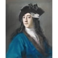 thumbnail image 2 of Rosalba Carriera 15x18 Gold Ornate Wood Frame and Double Matted Museum Art Print Titled - Gustavus Hamilton (1710-1746), Second Viscount Boyne, in Masquerade Costume (1730-31), 2 of 4