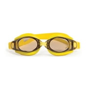 Silicone Sport/Fitness Goggles Swimming Pool Accessory for Juniors, Teens and Adults 7" - Yellow