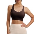 thumbnail image 2 of Livrdious Sports Bras for Women Lightweight Breathable Cross Back Medium Support Padded Push Up Sport Bra comfy for Fitness Workout Yoga and Everyday Wear, 2 of 5