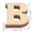 thumbnail image 2 of SHOWERORO 200Pcs Custom Mini Letters Wooden Letters Artistic Diy Decor Educational Activities, 2 of 8