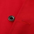 thumbnail image 4 of untoiry Unisex Chef Jackets Coat Short Sleeves Shirt Kitchen Uniforms XL Red, 4 of 9