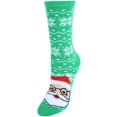 thumbnail image 2 of CTM®  2 Pack Butter and Flat Knit Holiday Sock Combo Set (Women's), 2 of 2