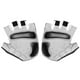 thumbnail image 4 of 1 par de guantes de ciclismo transpirables y antideslizantes, de medio dedo, talla XL (negros)., 4 of 5