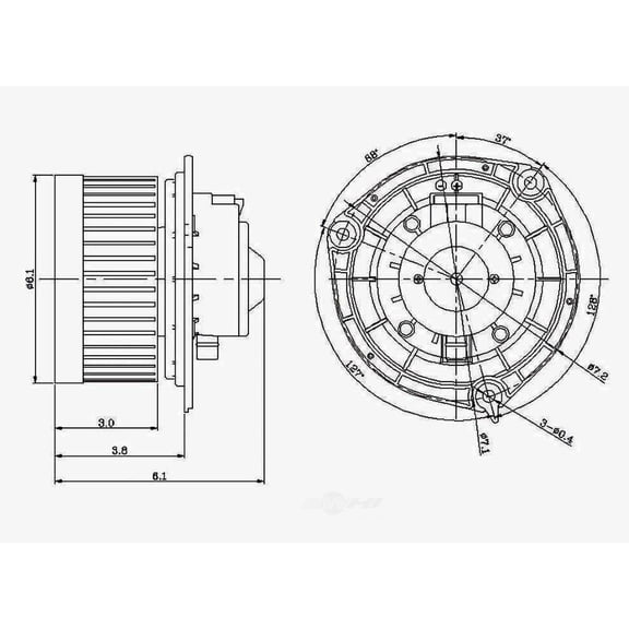 HVAC Blower Motor