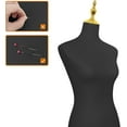 thumbnail image 6 of FreeLung Dress Form Mannequin with Detachable Metal Stand Adjustable Height, Leather Surface, 6 of 7