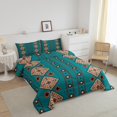 thumbnail image 3 of Erosebridal Boho Aztec Bedding Queen Comforter Set, Mandala Bohomian Down Comforter, Geoemtry Room Decor, Reversible 3pcs, 3 of 7