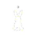 thumbnail image 3 of Easter Bunny Window Lights with Suction Cup, Multicolor LED Bunny Silhouette Light, Battery Operated Spring Window Decor, Hanging Holiday Ambient Lighting for Indoor Home & Store Displays, Lazyguy, 3 of 9
