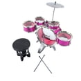 thumbnail image 3 of 1 set Kids Jazz Drum Kit Juguete Simulación Juego de tambores Juguete Niños Drum Set Juguete, 3 of 5