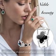 thumbnail image 6 of REQO Compatible with Apple Watch Ultra Band 38MM 40MM 41MM 42MM 44MM 45MM 46MM 49MM Series 10 9 8 7 6 5 4 3 2 1 Smartwatch wistband Bracelet Strap Lucky clover Bracelet iWatch Band for Women(45MM), 6 of 6