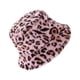 thumbnail image 5 of GOOHOCHY 1pc moda cálido sombrero de pescador mullido Otoño Invierno gorra de leopardo gorra de pescador, 5 of 7