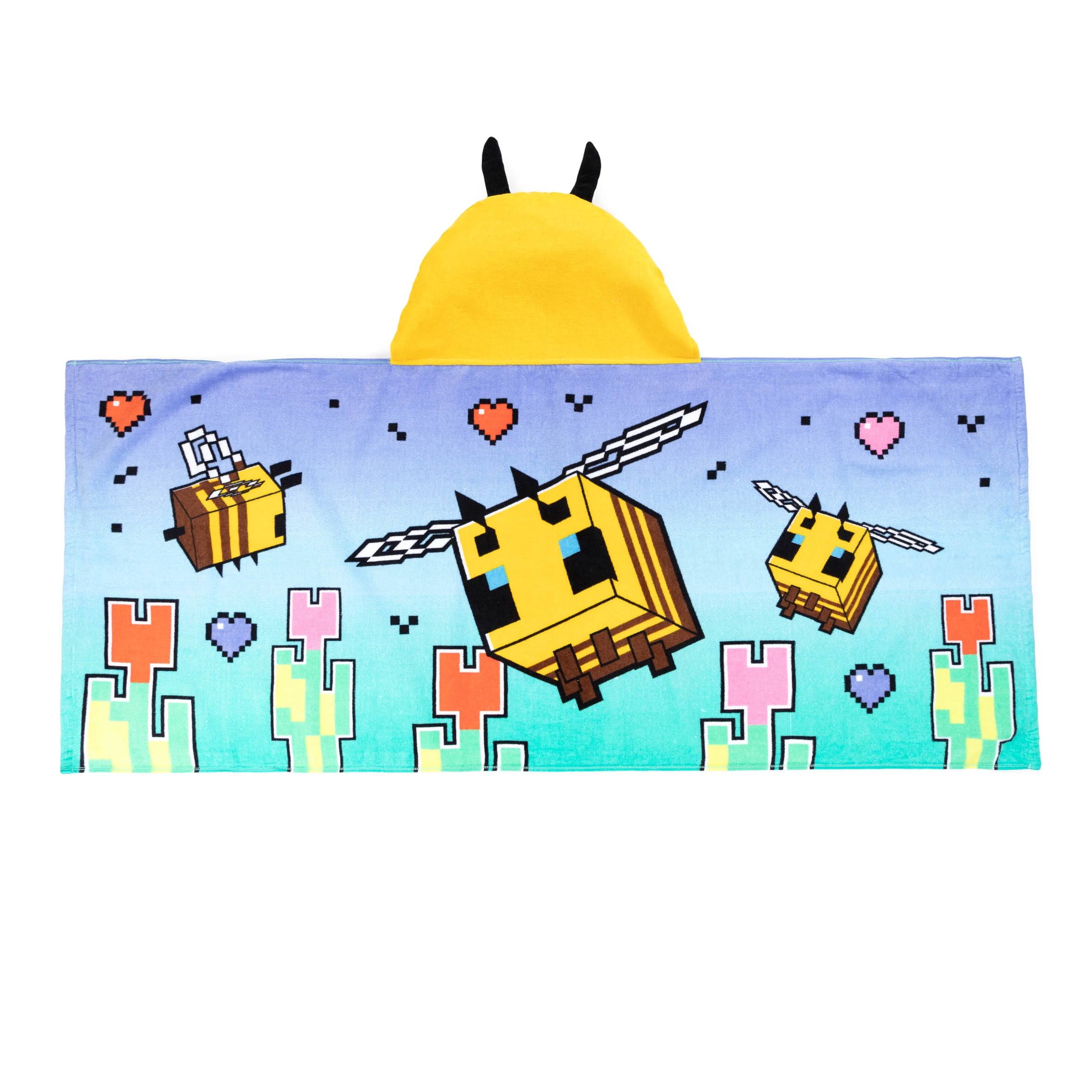 Minecraft Kids Cotton Hooded Towel