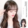 thumbnail image 4 of Pieza de peluca Una pieza Clip en forma de V para cabello Parche para cabello sin costuras Almohadilla para cabello Pieza de cabello largo y rizado para mujer, 4 of 5