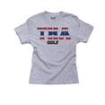 thumbnail image 1 of Thailand Golf - Olympic Games - Rio - Flag Boy's Cotton Youth Grey T-Shirt, 1 of 2