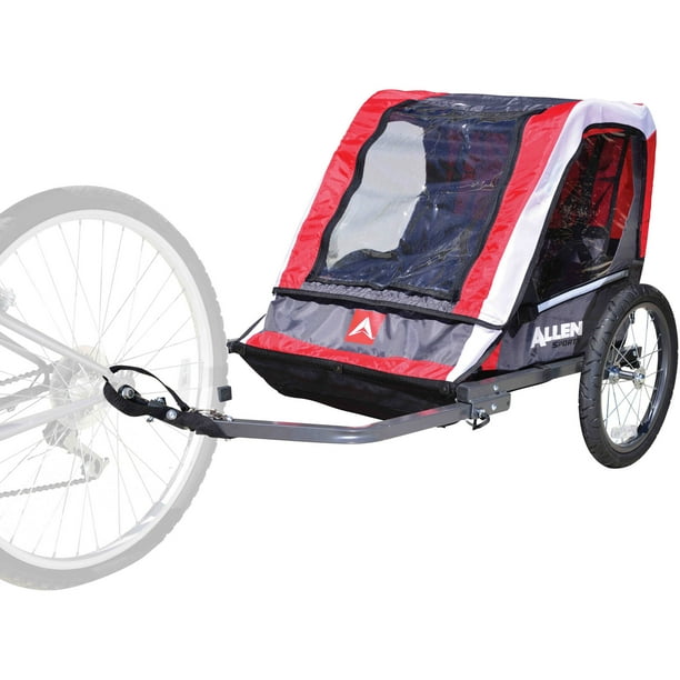 Allen Sports AST202 Steel 2Child Trailer Red