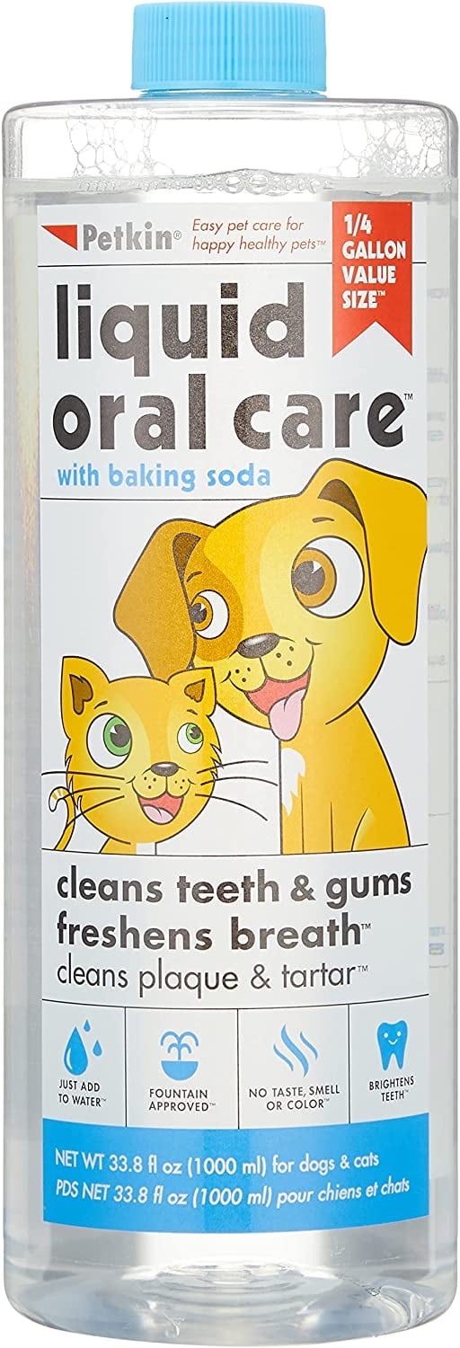 Petkin Liquid Oral Care 1/4 Gallon Dogs and Cats