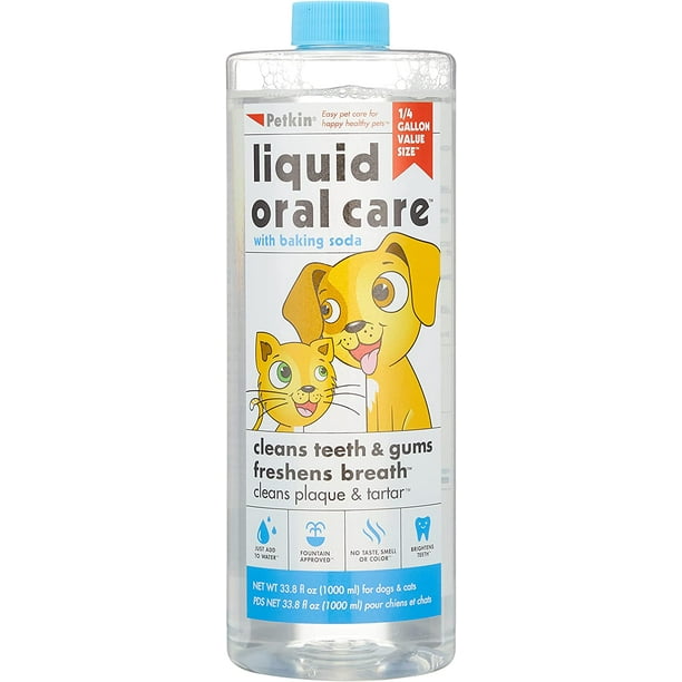 Petkin Liquid Oral Care 1/4 Gallon Dogs and Cats