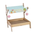 thumbnail image 1 of DOLITY 2 in 1 Cat Scratching Board Hammock Cardboard Scratch Pad Cat Lounge Bed Blue, 1 of 9