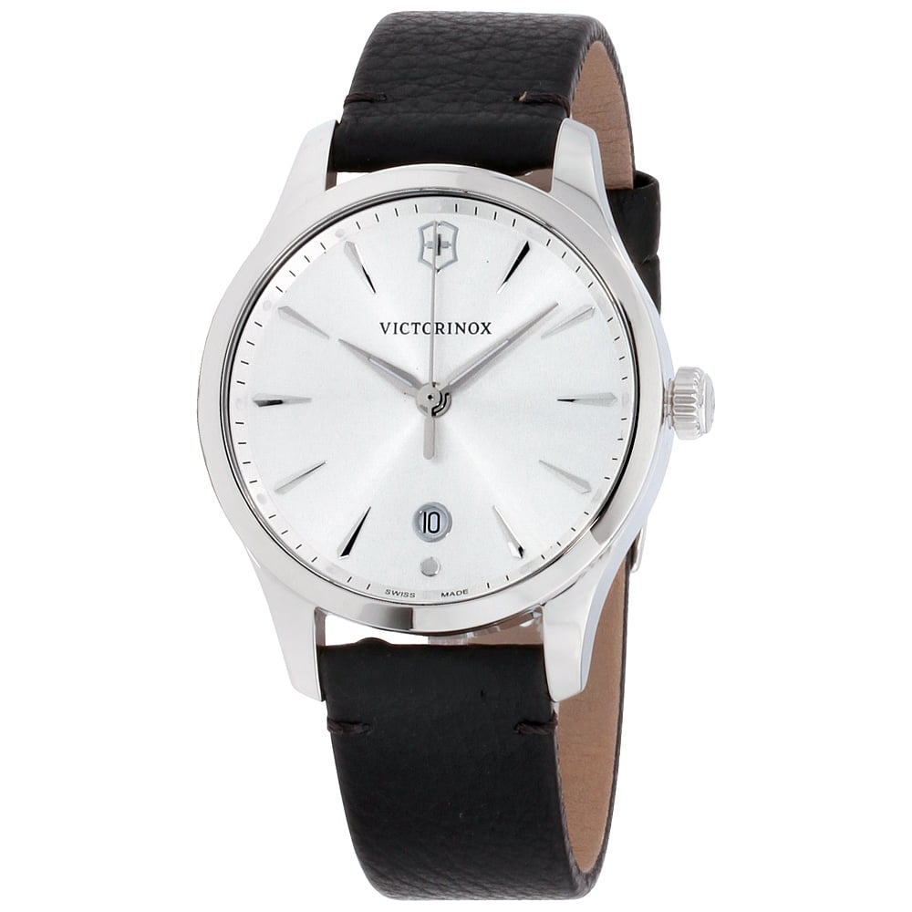 らぬ Victorinox Alliance Quartz Silver Dial Men's Watch 241905