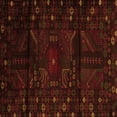 thumbnail image 1 of Ahgly Company Indoor Square Persian Orange Traditional Area Rugs, 7' Square, 1 of 1
