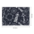 thumbnail image 3 of Picia Anchor and Lighthouse Printed Flag ,Anchor and Lighthouse Pattern Garden Flag Vertical Double,Yard Lawn Outdoor Decor 48x72", 3 of 9